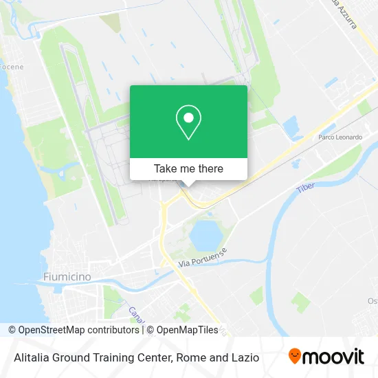 Alitalia Ground Training Center map