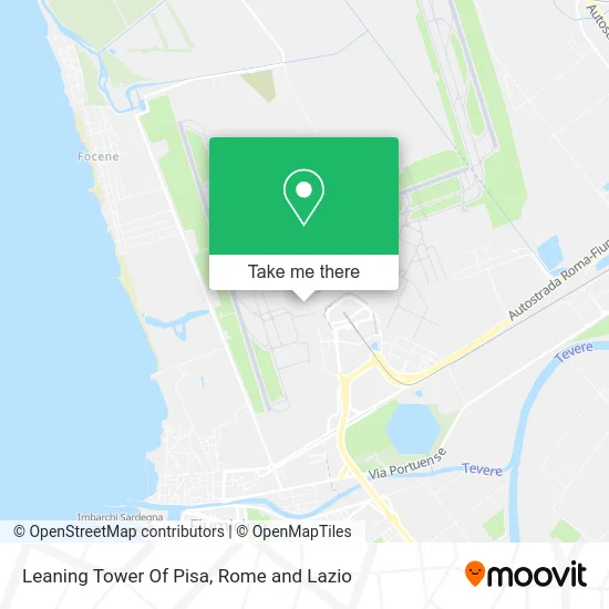 Leaning Tower of Pisa map