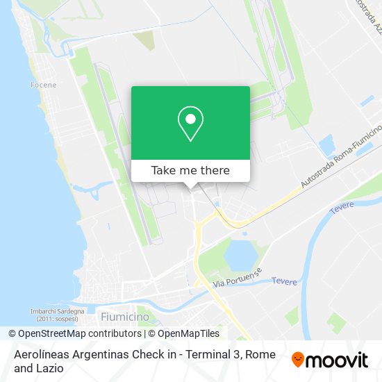 Aerolíneas Argentinas Check in - Terminal 3 map