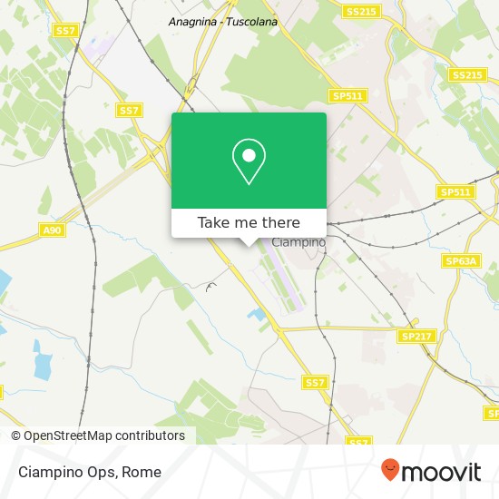 Ciampino Ops map