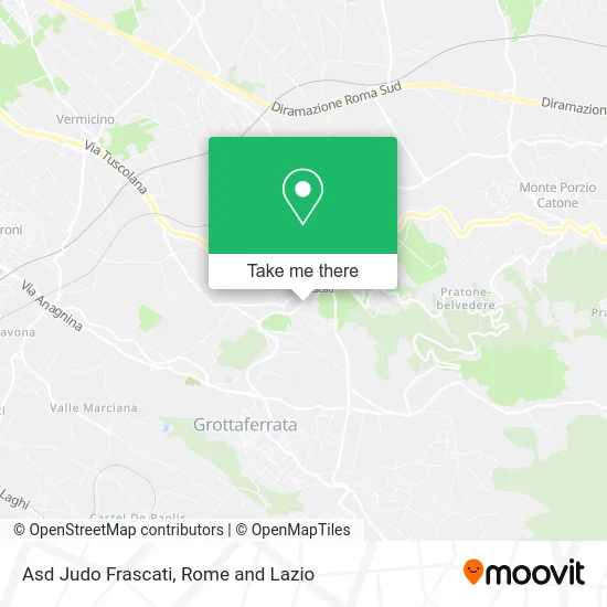 Judo Frascati Sports Association map