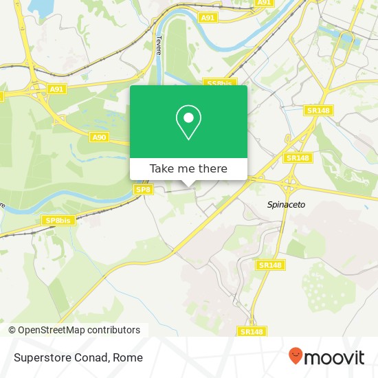 Superstore Conad map