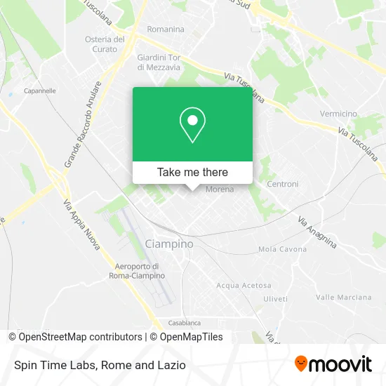 Spin Time Labs map