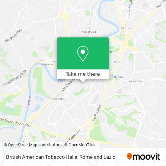 British American Tobacco Italia map