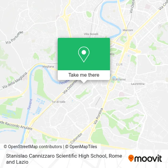 Stanislao Cannizzaro Scientific High School map