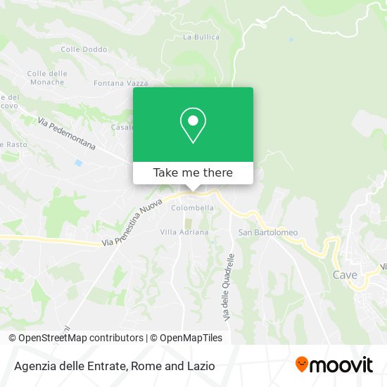 Agenzia delle Entrate map