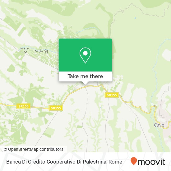 Banca Di Credito Cooperativo Di Palestrina map