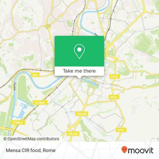 Mensa CIR food map