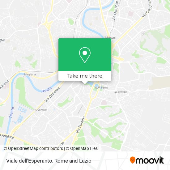 Viale dell'Esperanto map