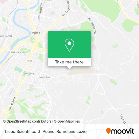 Liceo Scientifico G. Peano map