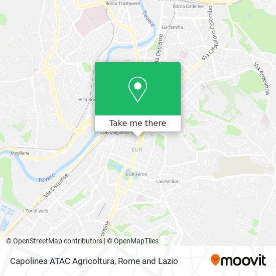 Capolinea ATAC Agricoltura map