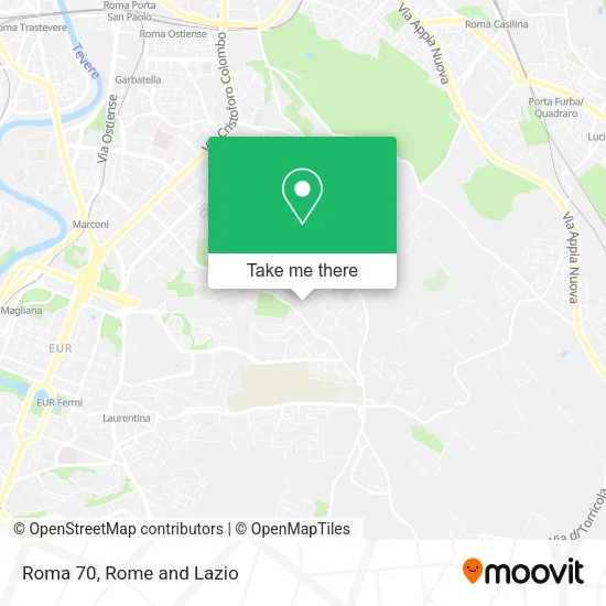 Roma 70 map