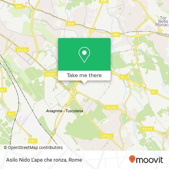 Asilo Nido L'ape che ronza map