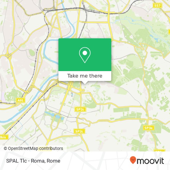 SPAL Tlc - Roma map