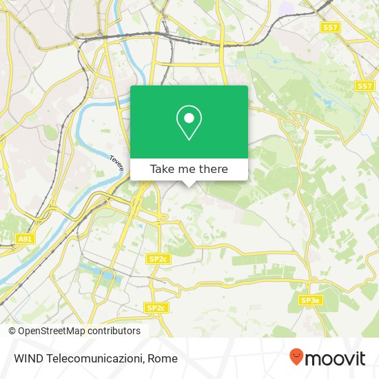 WIND Telecomunicazioni map