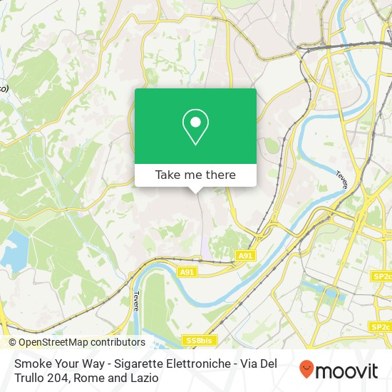 Smoke Your Way - Sigarette Elettroniche - Via Del Trullo 204 map