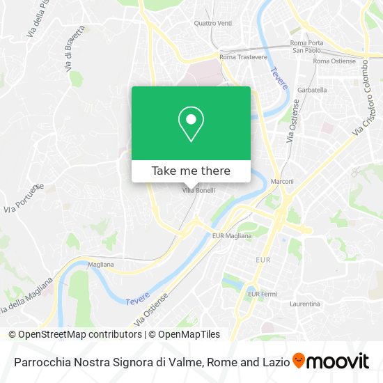 Parrocchia Nostra Signora di Valme map