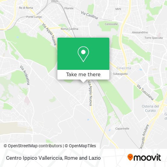 Centro Ippico Vallericcia map