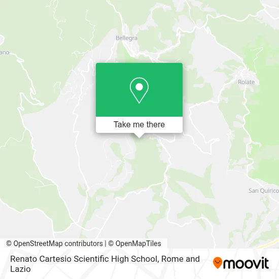 Renato Cartesio Scientific High School map