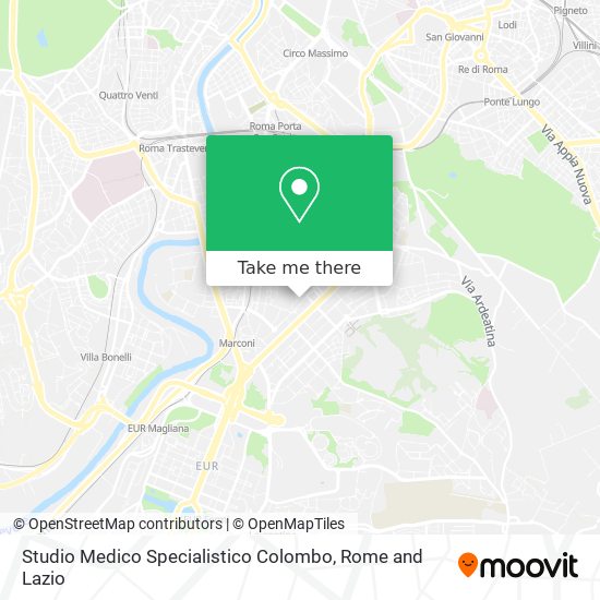 Studio Medico Specialistico Colombo map