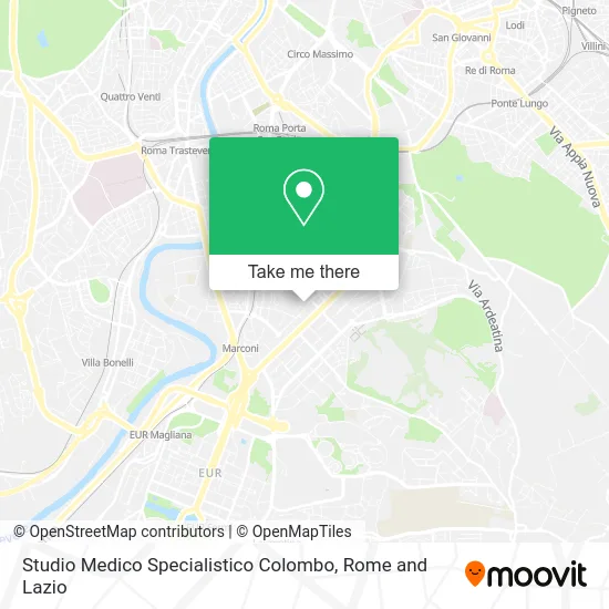 Colombo Specialized Medical Studio map
