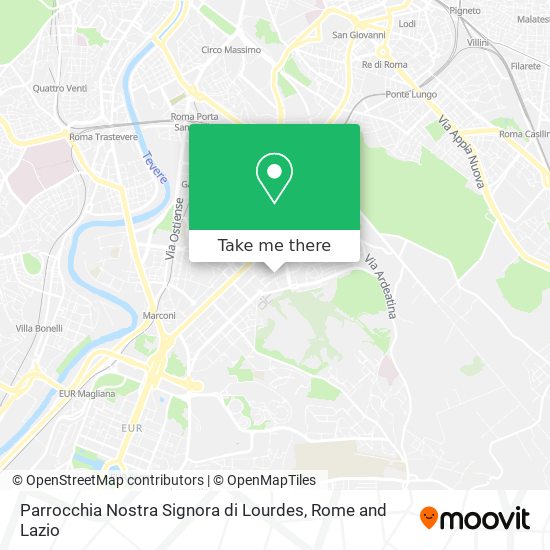 Parrocchia Nostra Signora di Lourdes map