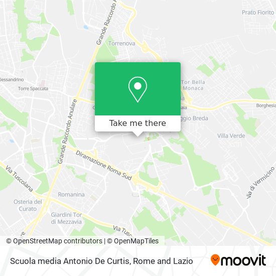 Scuola media Antonio De Curtis map