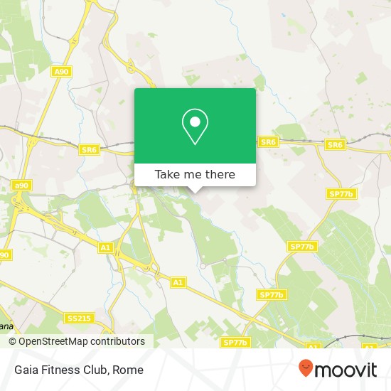 Gaia Fitness Club map