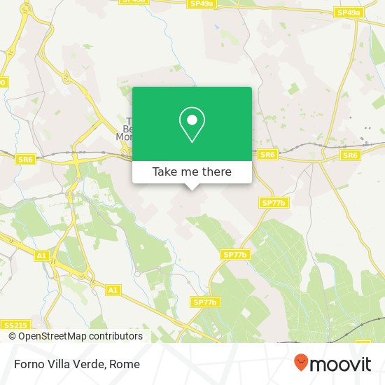 Forno Villa Verde map