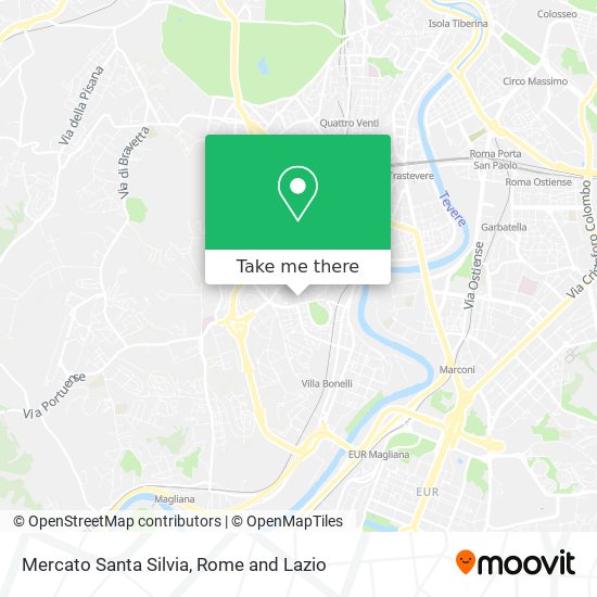 Mercato Santa Silvia map