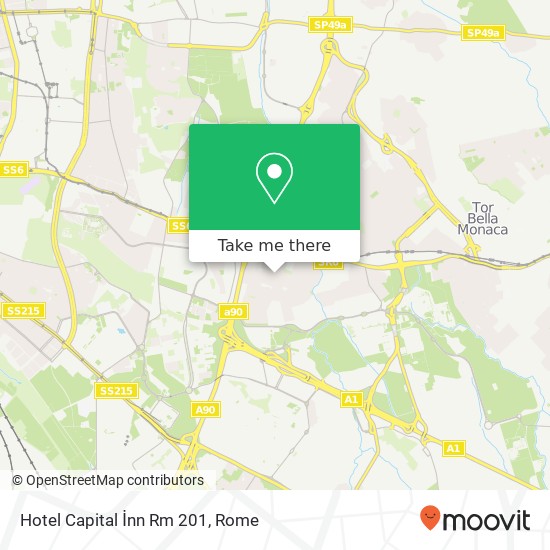 Hotel Capital İnn Rm 201 map