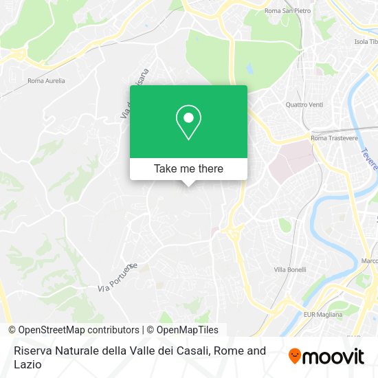 Riserva Naturale della Valle dei Casali map