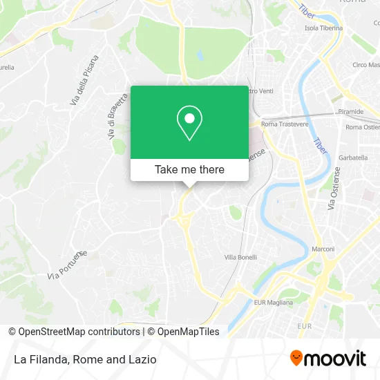 La Filanda map