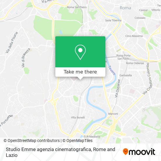 Studio Emme agenzia cinematografica map