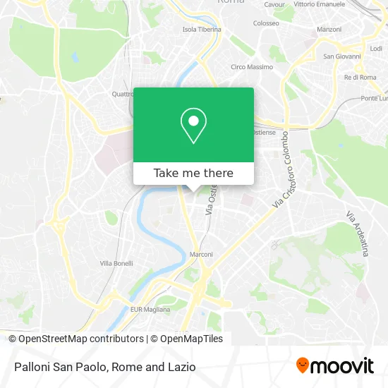San Paolo Balloons map