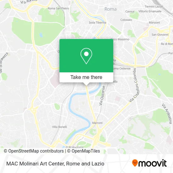 MAC Molinari Art Center map