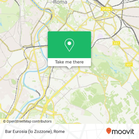 Bar Eurosia (lo Zozzone) map