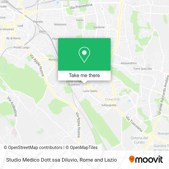 Medical Studio Dr. Diluvio map