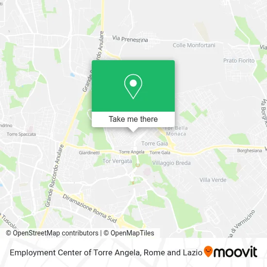 Employment Center of Torre Angela map