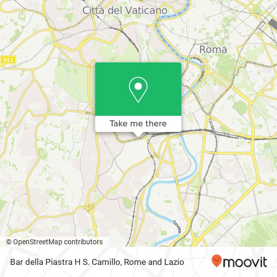 Bar della Piastra H S. Camillo map