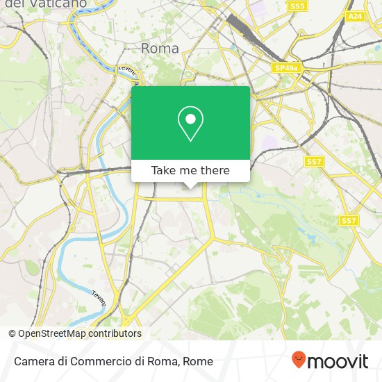 Camera di Commercio di Roma map