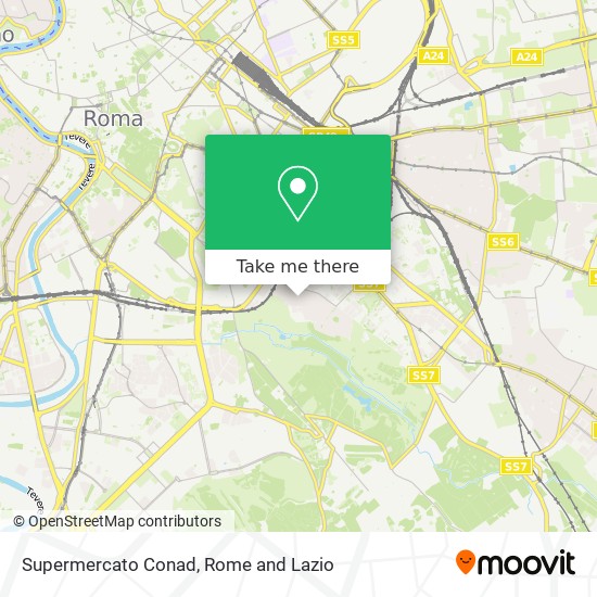 Supermercato Conad map