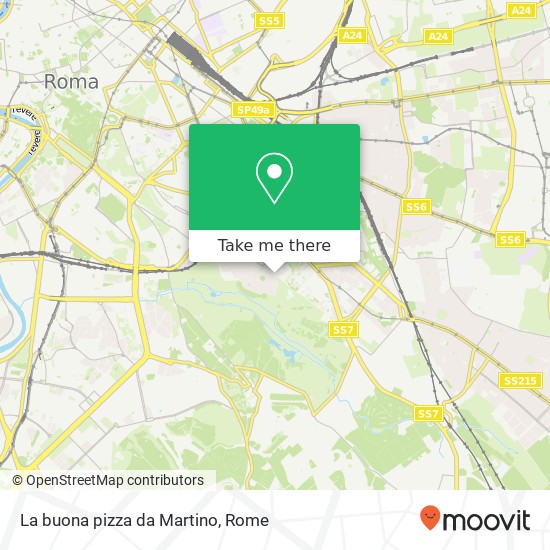 La buona pizza da Martino map