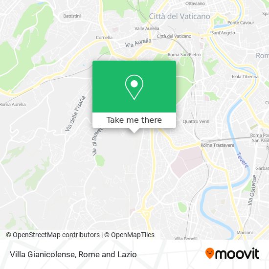 Villa Gianicolense map