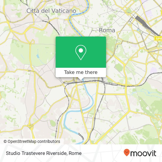 Studio Trastevere Riverside map