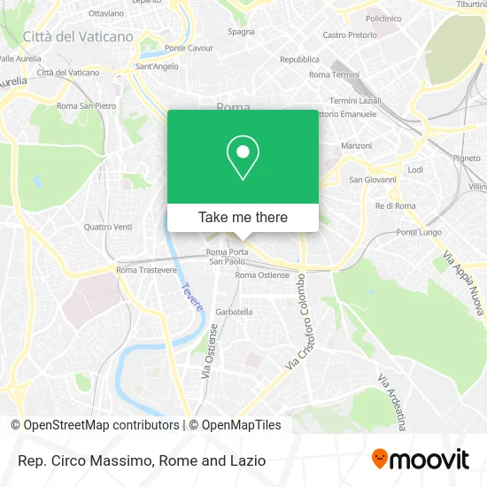 Rep. Circo Massimo map