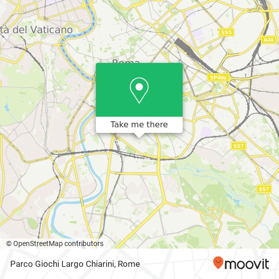 Parco Giochi Largo Chiarini map