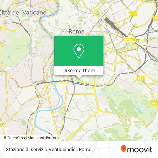 Stazione di servizio Ventiquindici map