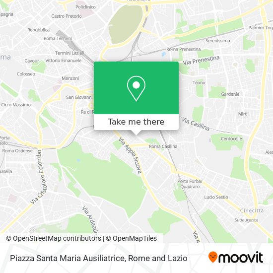 Piazza Santa Maria Ausiliatrice map