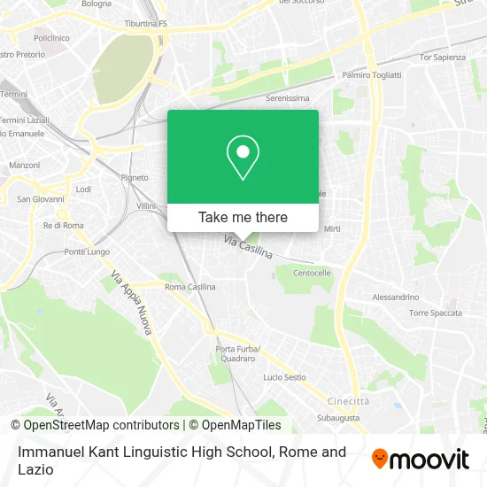 Immanuel Kant Linguistic High School map